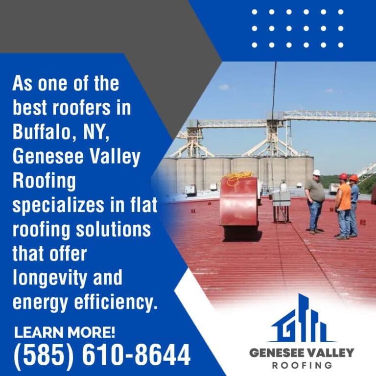 Genesee Valley Roofing durable flat roofing solutions for commercial and industrial buildings in Western New York
